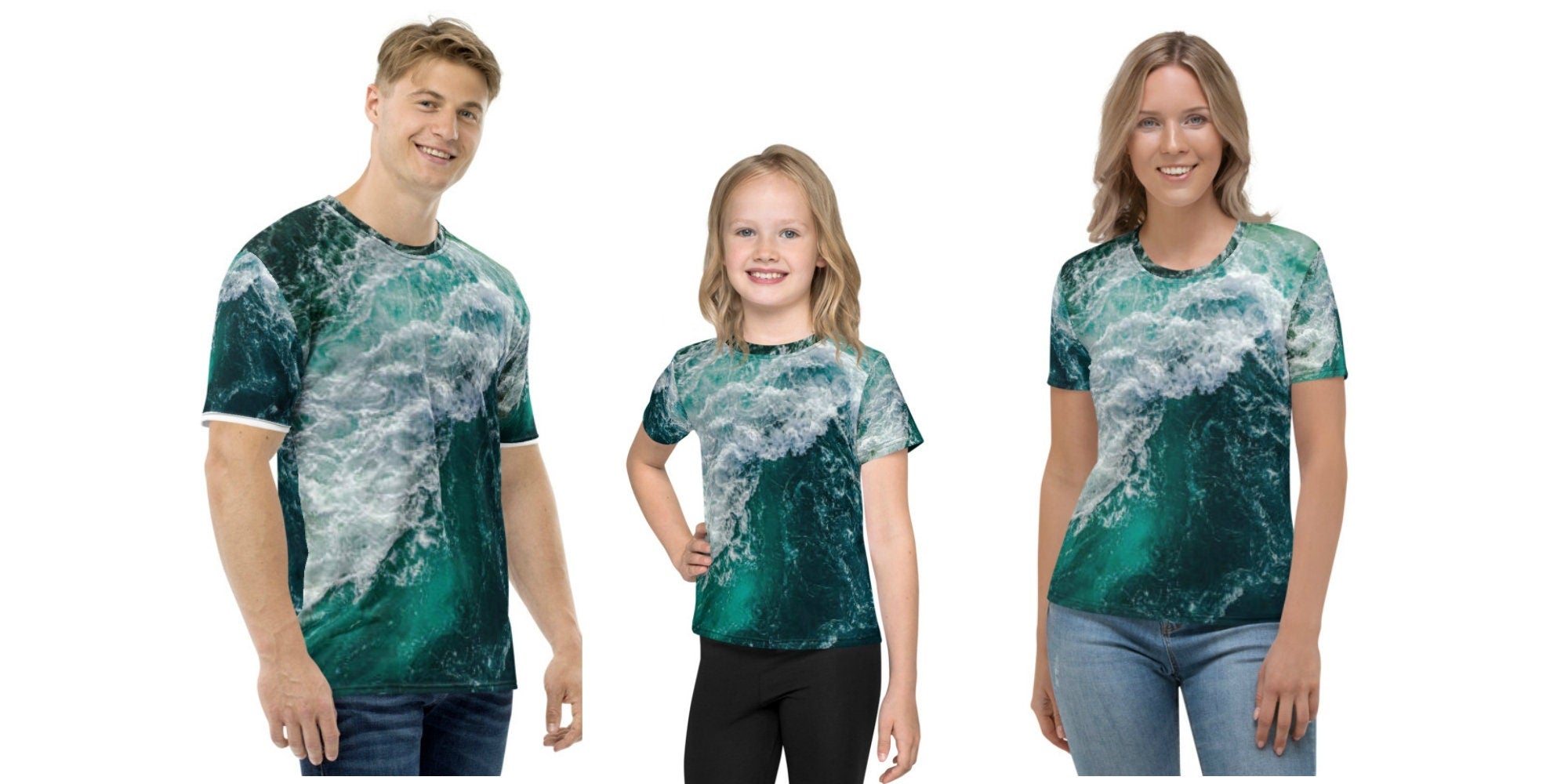 Oceanic Waterworld T-shirt, 3D print Unisex, Adults,Kids, Christmas/Thanksgiving/Birthday/Anniversary/LGBTQ Gifts