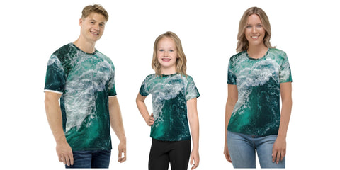 Oceanic Waterworld T-shirt, 3D print Unisex, Adults,Kids, Christmas/Thanksgiving/Birthday/Anniversary/LGBTQ Gifts