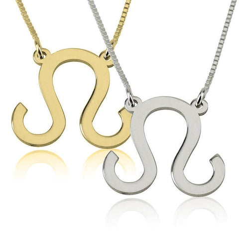Leo Zodiac Sign Pendant Necklace - Sterling Silver,24K Gold/Rose Gold Plating, Valentine/Birthday/Anniversary/Friends Gift
