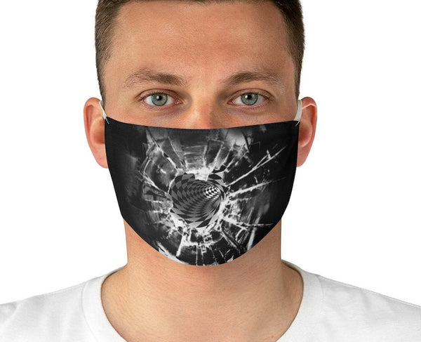 6 Vortex Illusion Optics Psychedelic Hypnotic Face Mask  Realistic  Fabric Mask for adults,kids. Reusable Washable,Funny Valentine&#39;s Gift