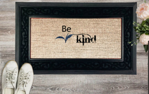 Be kind Heavy Duty Door Mat 3D Printed,Personalised,Housewarming,Home decor/New couple/Christmas/New Year/Anniversary/Birthday/Friends Gifts