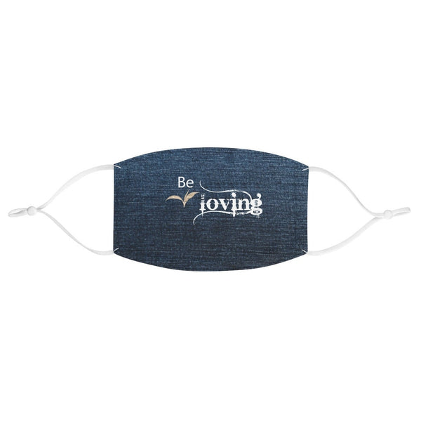 Be Loving Denim,Fleece Look  Realistic Washable  Fabric Mask for adults/kids. Reusable Washable, Thoughtful Funny Valentine&#39;s Gift