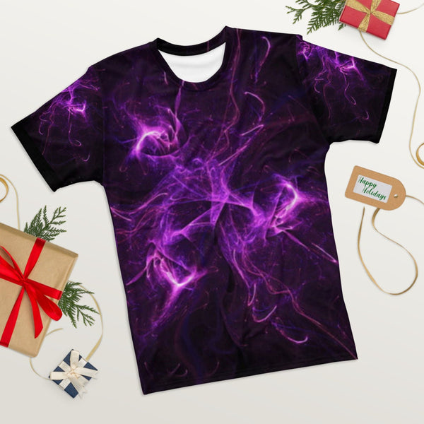Purple Abstract Art T-shirt, Unisex, Adults,Kids, Christmas/Thanksgiving/Birthday/Anniversary/LGBTQ/Graduation/Homecoming/Housewarming Gifts