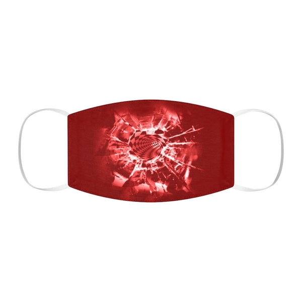 Red Bullet hole vortex Fabric Mask,Washable Reusable 2-3 layer, Abstract Art, Christmas,Thanksgiving/Birthday Gift,Funny Valentine&#39;s Gift