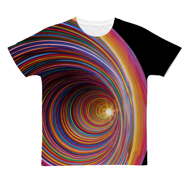 Rainbow Vortex T-shirt, Illusion Optics Psychedelic Hypnotic Unisex, Adults,Kids, Christmas,Thanksgiving,Birthday,Anniversary,LGBTQ Gifts