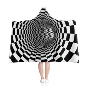 Tunnel Vortex Hooded Blanket, Christmas,Thanksgiving,Birthday,Any Occasion Gifts,Cape,Camping,TV-time/Fireplace Snuggler