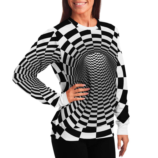 Checker Vortex Sweatshirt Unisex, Adults,Kids, Christmas/Birthday/Anniversary/Graduation/Homecoming/Friends/Couples/All Occasion  Gift