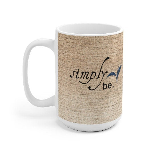 Simply be Humble, Canvas Fabric Look Inspirational Mug,Microwave,Dishwasher  safe,Thanksgiving/graduation/bday/christmas gifts