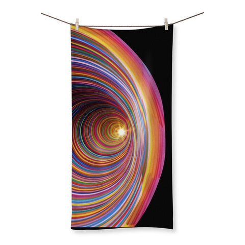 Multi-size Towels, Rainbow Vortex 3D print, Hand, Bath, Beach Towel, Christmas,Thanksgiving/Birthday/Graduation/Housewarming Gift
