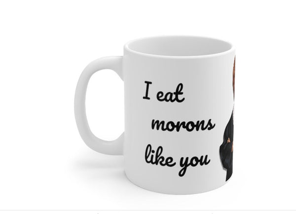 Judge Judy Mug, Eat Morons, Sarcastic Quotes, Judge Judy Quotes, Christmas/Thanksgiving/Birthday/Judge Judy Fans/Graduation, Valentine Gifts
