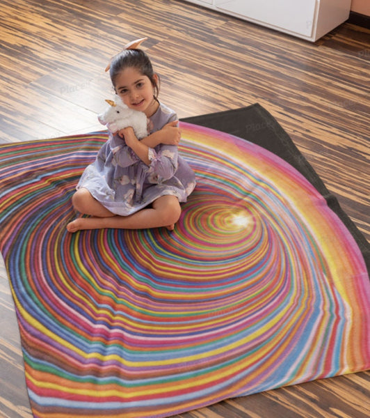 rainbow Baby Blanket  Christmas,Thanksgiving/Housewarming/Baby Shower/Anniversary Gifts