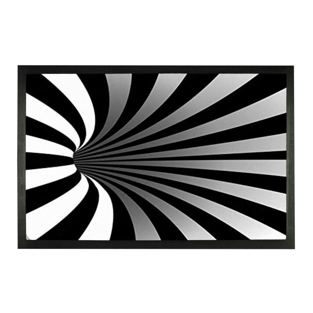 Linear vortex Doormat 3D,Personalised,Thanksgiving,Housewarming,Home decor,New couple,Christmas,New Year,Anniversary/Birthday/Friends Gifts