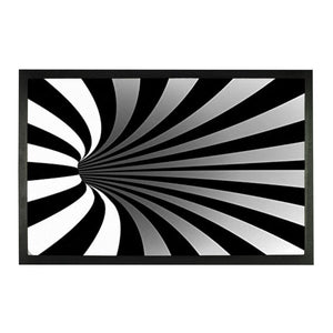 Linear vortex Doormat 3D,Personalised,Thanksgiving,Housewarming,Home decor,New couple,Christmas,New Year,Anniversary/Birthday/Friends Gifts