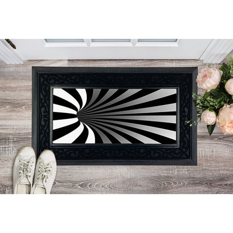 Linear vortex Heavy Duty Door Mat,Personalised,Housewarming,Home decor/New couple/Christmas/New Year/Anniversary/Birthday/Friends Gifts