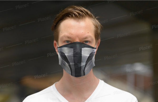 Popular TV Gun Fighter M-alorian Mask,  Realistic Mask  ,Adults/kids/Washable/Adjustable Fitted Nose wire, Thoughtful Funny Valentine&#39;s Gift