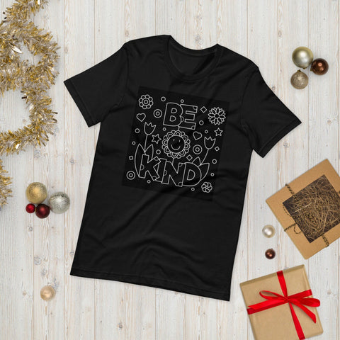 Be Kind. UnisexT-shirt, Kids Unisex Lightweight T-shirt, Black N White Tees, 3D Printed,Anti Covid,Christmas,Thanksgiving/Birthday gift