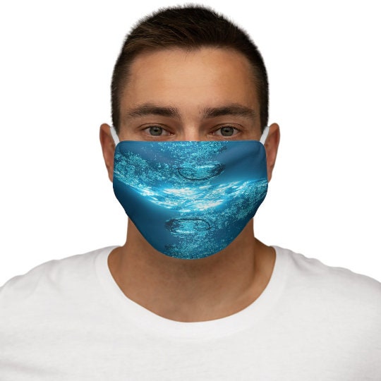 Oceanic Underwater Bubbles Mask,  Realistic  ,Adults/kids/Washable/Adjustable Fitted Nose wire, Thoughtful Funny Valentine&#39;s Gift