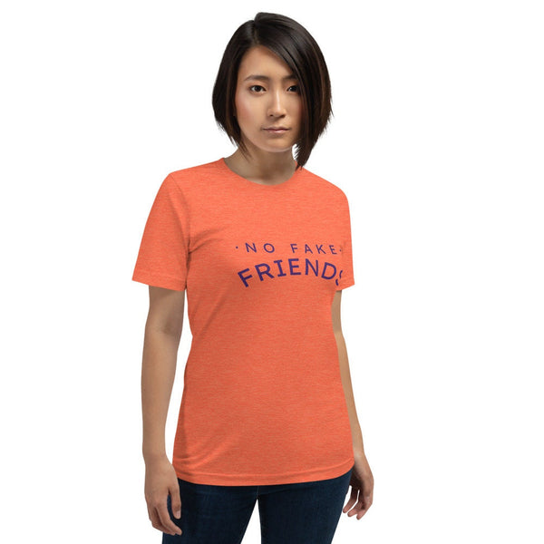 No Fake Friends, Kids,Adults,Unisex Lightweight/Black N White Tees, 3D Printed,Anti Covid,Christmas/Thanksgiving/Birthday gift