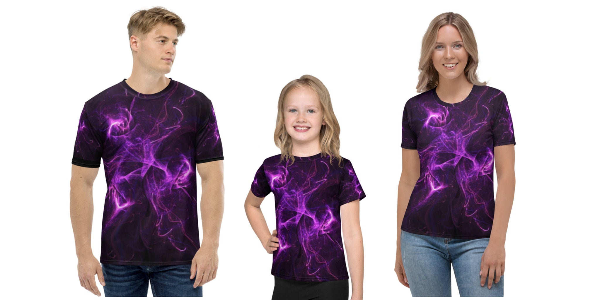 Purple Abstract Art T-shirt, Unisex, Adults,Kids, Christmas/Thanksgiving/Birthday/Anniversary/LGBTQ/Graduation/Homecoming/Housewarming Gifts