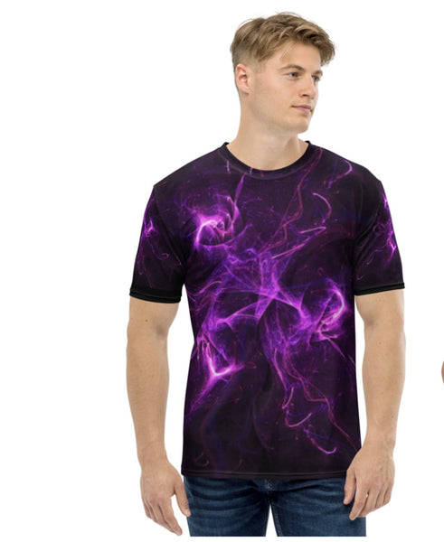 Purple Abstract Art T-shirt, Unisex, Adults,Kids, Christmas/Thanksgiving/Birthday/Anniversary/LGBTQ/Graduation/Homecoming/Housewarming Gifts