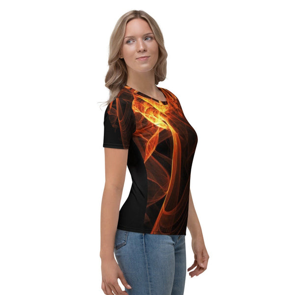 Fire Abstract Art T-shirt, Unisex, Adults,Kids, Christmas/Thanksgiving/Birthday/Anniversary/LGBTQ/Graduation/Homecoming/Housewarming Gifts