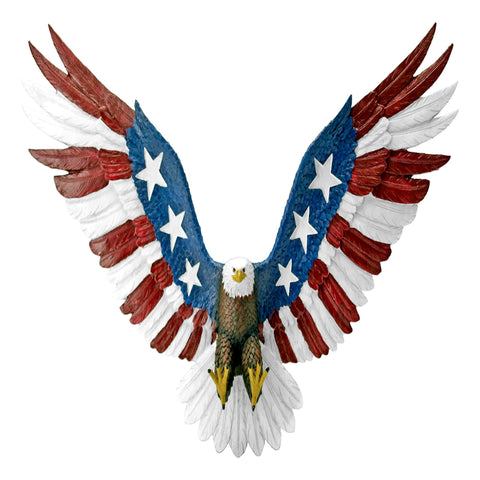 American Glory Eagle Wall Mount,Gifts Anniversary,Housewarming/Birthday/Retirement/Graduation/military,veterans, nature/wildlife enthusiasts
