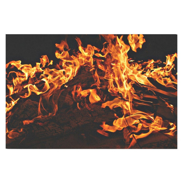 Fire Flames Play Mat,Carpet/Rug/Pet Feeding, realistic flames, Christmas/Thanksgiving/Housewarming/Baby Shower/Anniversary/Flame lover Gifts