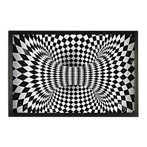 3D Optics Doormat Printed,Personalised,Housewarming,Home decor,New couple,Thanksgiving,Christmas,New Year,Anniversary/Birthday/Friends Gifts