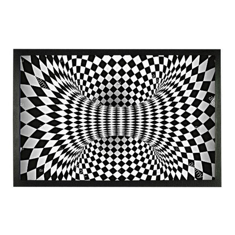 3D Optics Doormat Printed,Personalised,Housewarming,Home decor,New couple,Thanksgiving,Christmas,New Year,Anniversary/Birthday/Friends Gifts