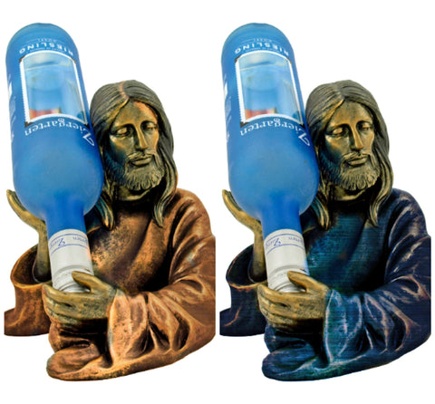 Jesus Sculpture Wine holder,Mother&#39;s Day Gift,Wine lovers gift,Birthday Gifts,Easter Gift,Housewarming Gift,Christian gift,dining room decor