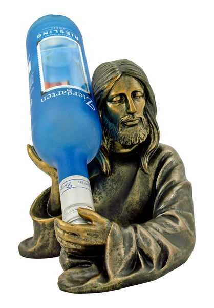 Jesus Sculpture Wine holder,Mother&#39;s Day Gift,Wine lovers gift,Birthday Gifts,Easter Gift,Housewarming Gift,Christian gift,dining room decor