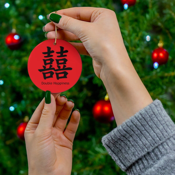 Chinese Lucky symbols ceramic/glass/pewter Ornament,Gifts for Xmas/New Year,good fortune, love, double happiness, luck,longevity,Valentine
