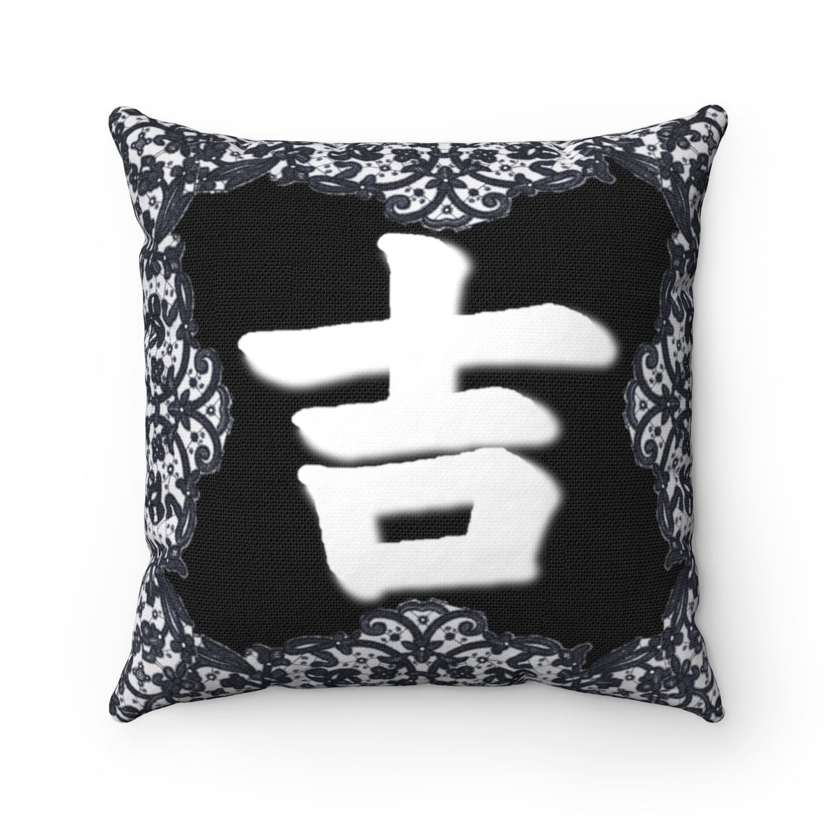 Luck Chinese Symbol Cushion Cover,Chinese New Year gift,Housewarming/Graduation gift,Valentine Gift,Wedding gift,Couple Gift, home decor