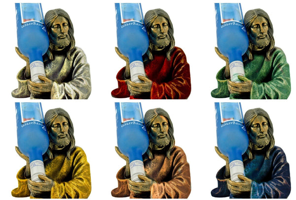 Jesus Sculpture Wine holder,Mother&#39;s Day Gift,Wine lovers gift,Birthday Gifts,Easter Gift,Housewarming Gift,Christian gift,dining room decor