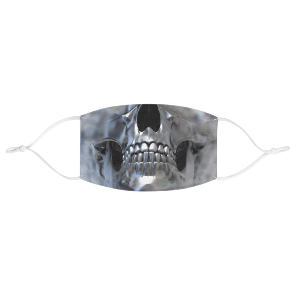 Metallic Skull Scary Halloween Mask, Realistic Face Mask,Adults/kids, Washable, Nosewire, Cute Funny,Birthday/Valentine&#39;s Gift for Him/Her