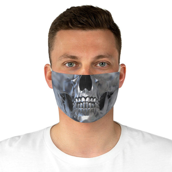 Metallic Skull Scary Halloween Mask, Realistic Face Mask,Adults/kids, Washable, Nosewire, Cute Funny,Birthday/Valentine&#39;s Gift for Him/Her