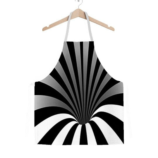Linear Vortex Apron, Cute Gifts for Her/Him, Chefs, Artists, Gardeners,Christmas/Thanksgiving/Housewarming/Birthday Gift, Valentine Gift