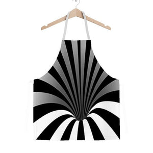 Linear Vortex Apron, Cute Gifts for Her/Him, Chefs, Artists, Gardeners,Christmas/Thanksgiving/Housewarming/Birthday Gift, Valentine Gift