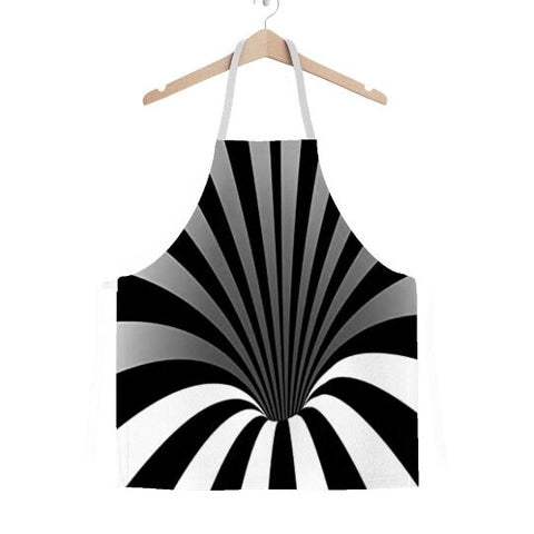 Linear Vortex Apron, Cute Gifts for Her/Him, Chefs, Artists, Gardeners,Christmas/Thanksgiving/Housewarming/Birthday Gift, Valentine Gift