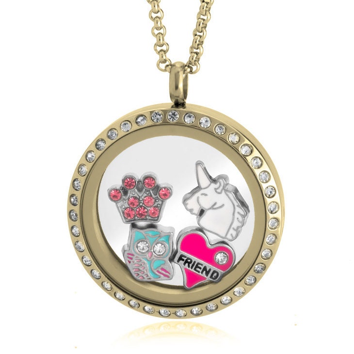 Personalized Gold Plate Round Floating Charms Pendant,Mother&#39;s Day Gift,Birthday gifts,Mom gifts,gifts for her,pendant charms gift,Aunt gift