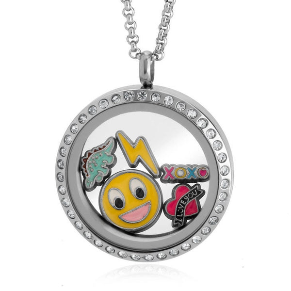 Personalized Heart Floating Charms Pendant,Stainless Steel,Mother&#39;s Day Gift,Birthday gift,Mom gifts,gifts for her,pendant-charms only gift