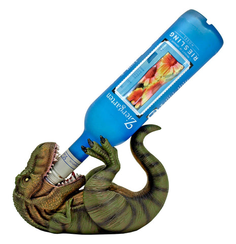 Metallic Winosauraus T-Rex Wine bottle holder,Housewarming gift,Birthday gift,Game room gift,Thanksgiving,Dinosaur fan Gift,wine lover gift