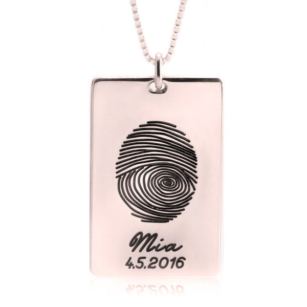 Personalized Dated Fingerprint Bar+ Name,Mother&#39;s Day Gift,Birthday gift,Dad gift,In Memoriam gift,babyshower gift,baby gift,Engagement gift