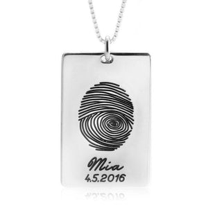 Personalized Dated Fingerprint Bar+ Name,Mother&#39;s Day Gift,Birthday gift,Dad gift,In Memoriam gift,babyshower gift,baby gift,Engagement gift