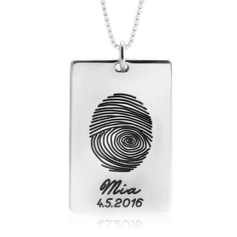 Personalized Dated Fingerprint Bar+ Name,Mother&#39;s Day Gift,Birthday gift,Dad gift,In Memoriam gift,babyshower gift,baby gift,Engagement gift