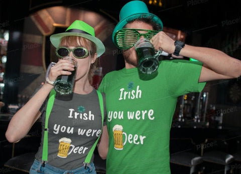 Funny St Patrick Day Shirt,Irish you were beer, Shamrock Shirt,St Patrick TShirt,St Patty Day Shirt,Four Leaf Clover Shirt,Irish Shirt Gift