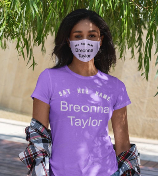 Breonna Taylor Mask,Say Her Name face mask, BLM Face Mask,Black Lives Matter Mask,BLM Mask, Reusable Face Mask,Justice For Breonna Taylor