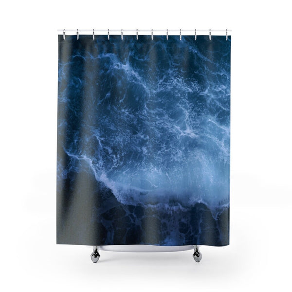 Crashing Waves,Realistic Shower Curtain,,machine washable,Easter Gift,Mother&#39;s Day gift for Her,Housewarming home & bathroom decor gift