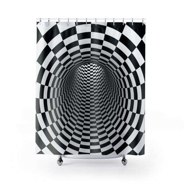 Optical Vortex,realistic shower curtain,Easter Gift,Birthday gifts,Mother&#39;s Day gift for Her,bathroom decor,Housewarming gift,gifts for him