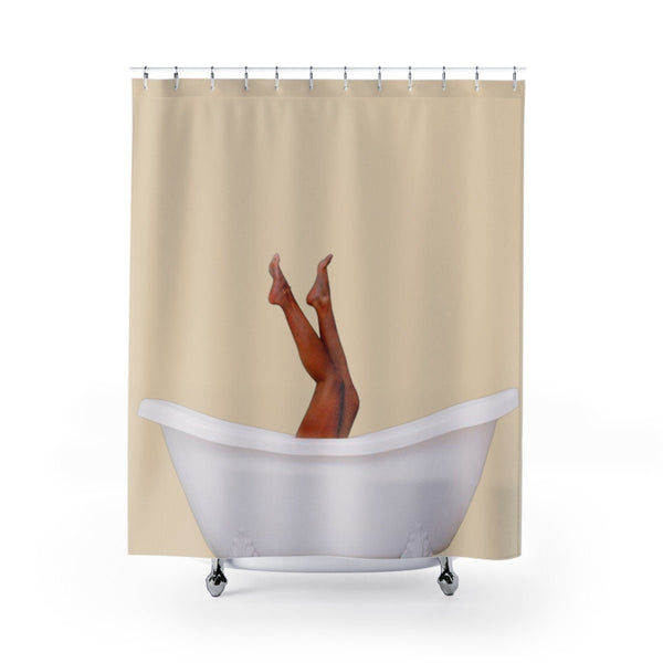 Add text & Personalized Legs Funny,Realistic Shower Curtain,light med dark,Gift for Christmas/Birthday/Mother&#39;s Day/Housewarming/Graduation